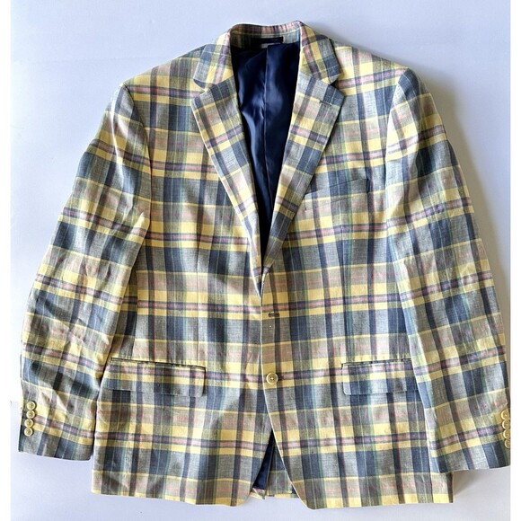 Club Room Multicolor Plaid Blazer - Picture 6 of 16